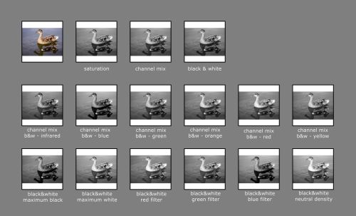 Photoshop Black and White Cheat Sheet
