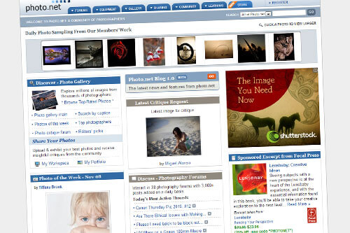 Compare photography sites