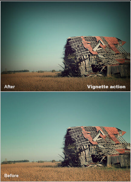 Vignette Photoshop Actions
