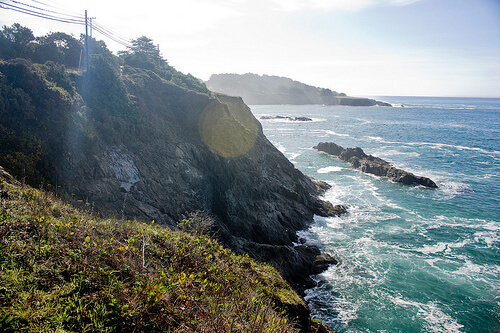 lens flare photography on the coast lens flare photography on the coast