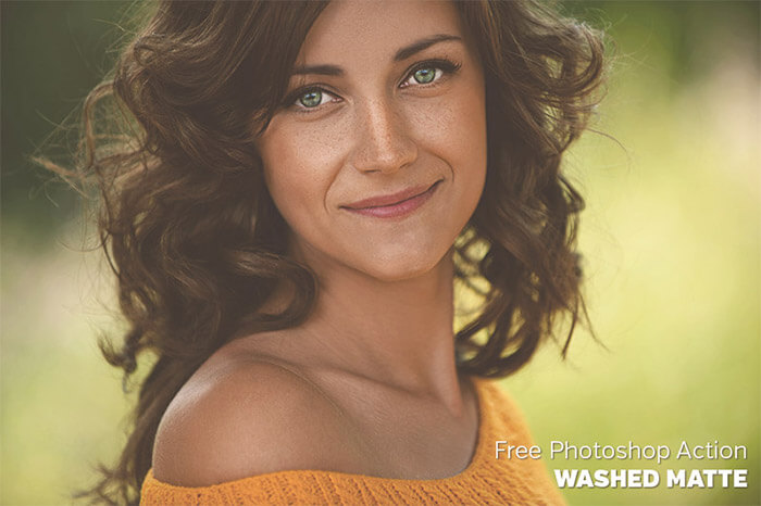 Washed Matte Photoshop Action