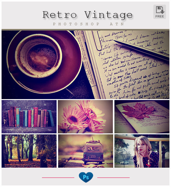 Retro Vintage Action
