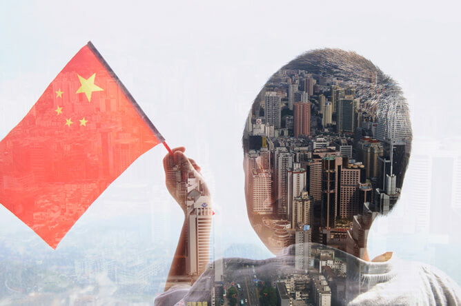 Jasper James - city portrait double exposure
