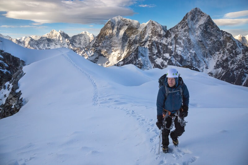 Lobuche East Climber - Grant Ordelheide