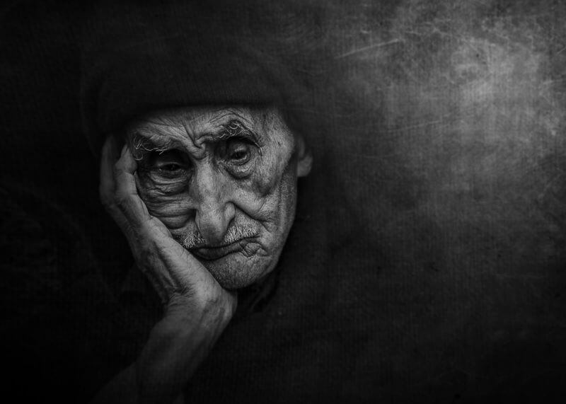 sad portrait