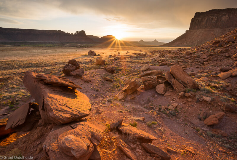 Indian Creek Sunset visual flow