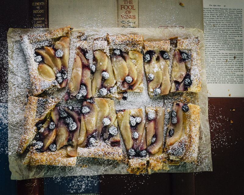 Carol Hart Blueberry Apricot Pear Tart