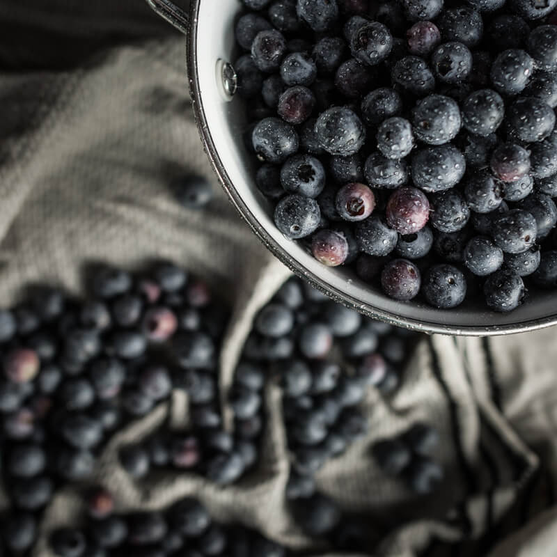 Carol Hart Top Down Blueberries
