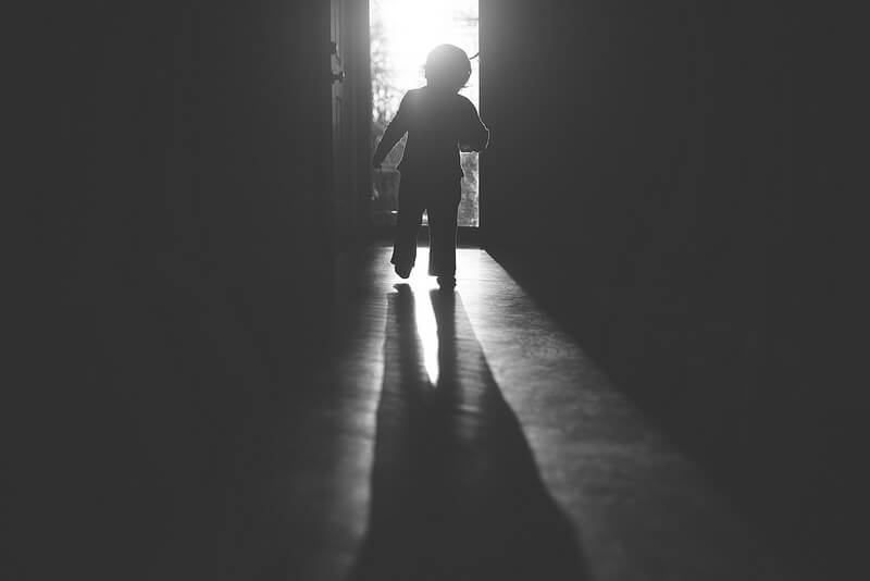 baby in sunlight