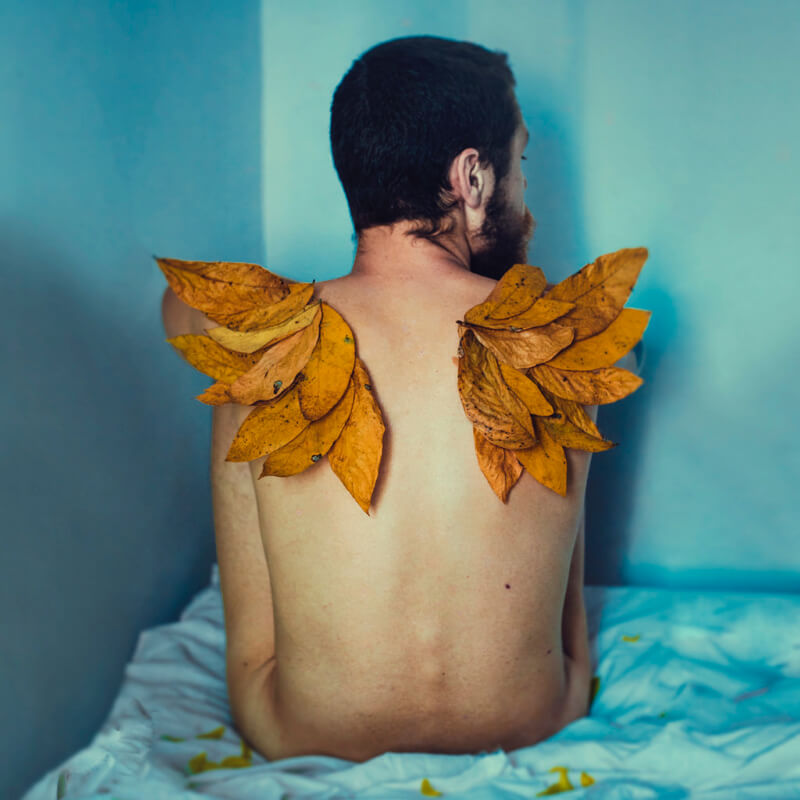 You are creating wings to fly away from your mind