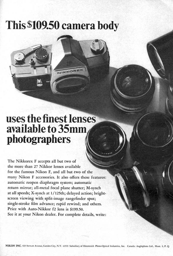 Nikkorex F 1965