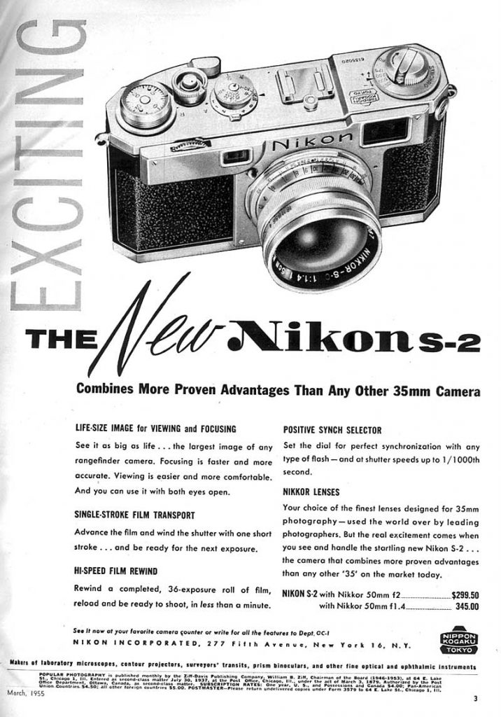 Nikon S-2 1955