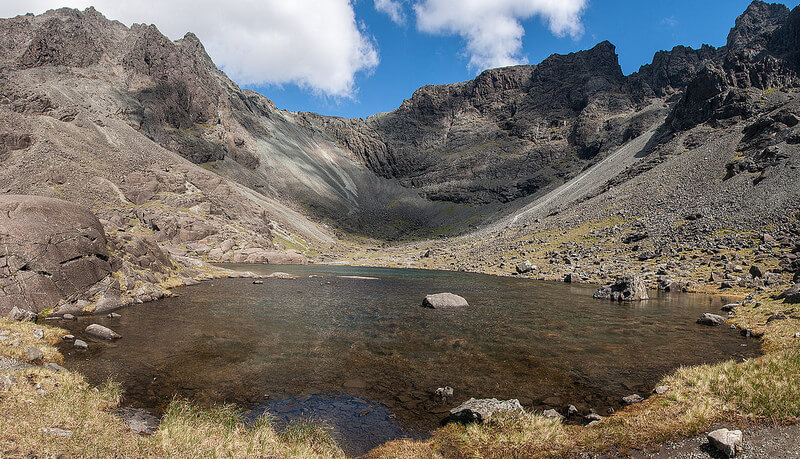 lake surrounded by hills