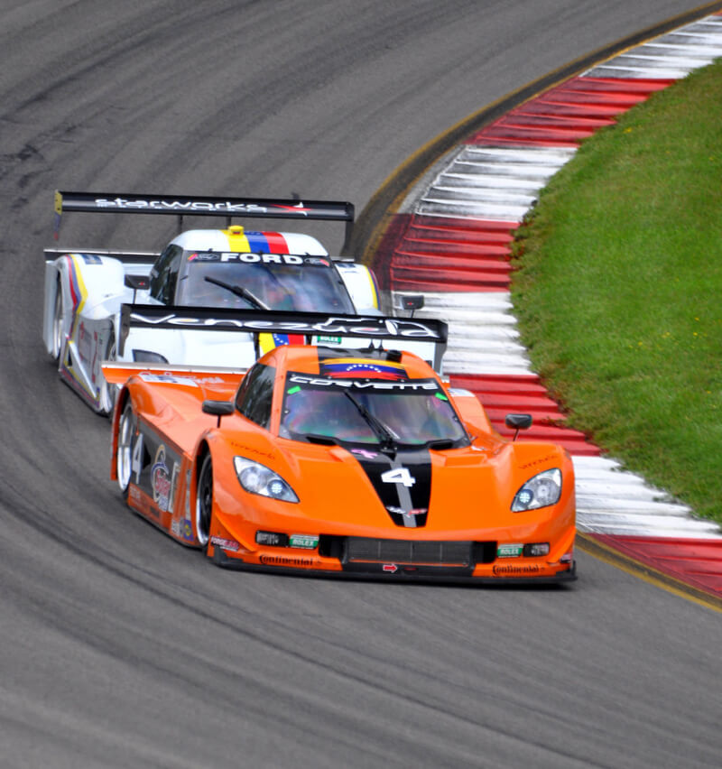 two race cars