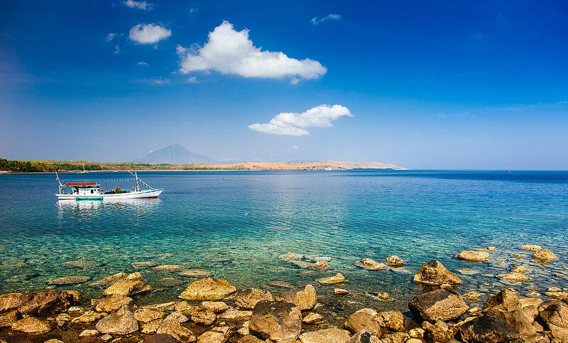 blue ocean water