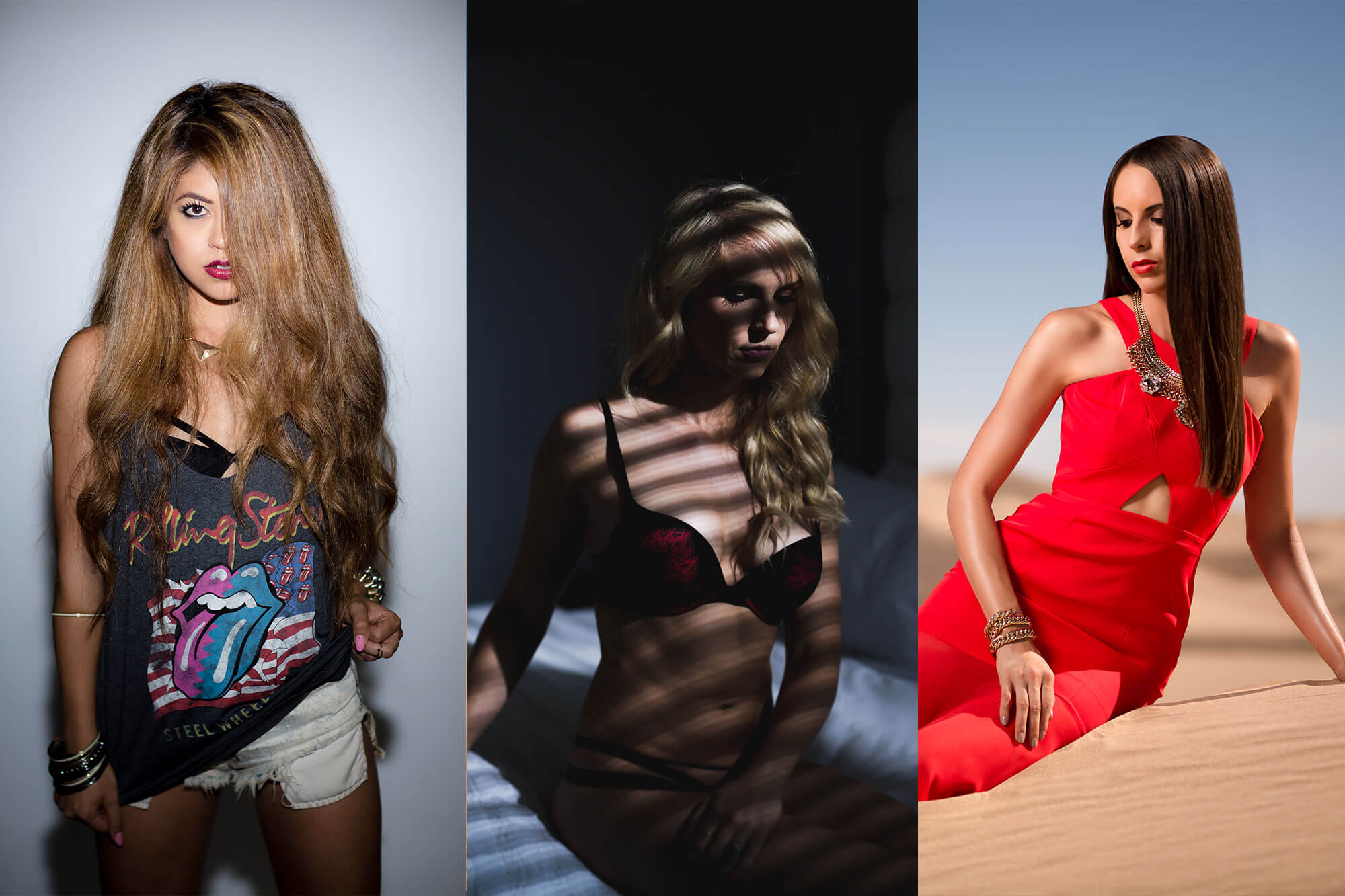 Examples of different lighting styles