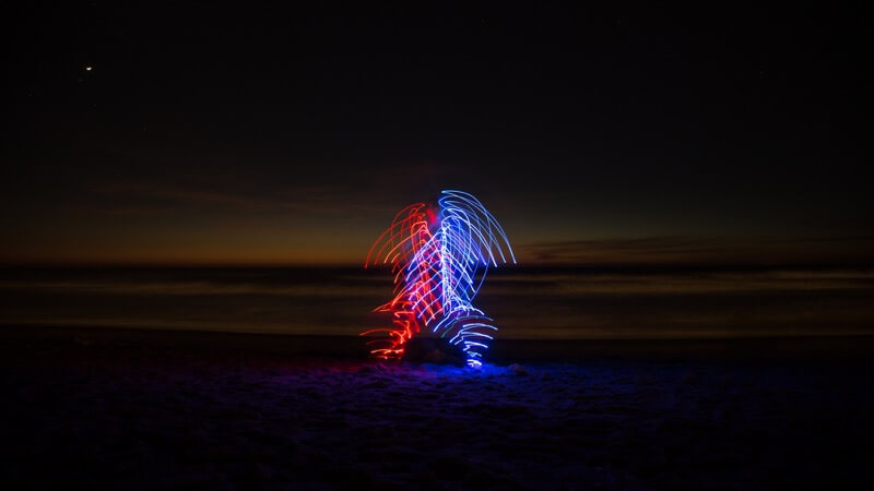 Yoga with LEDs
