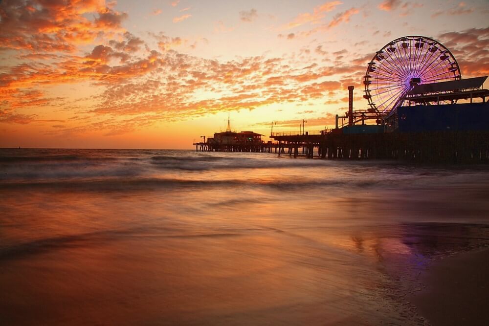 Pacheco - Santa Monica Pier, Ca - at Sunset
