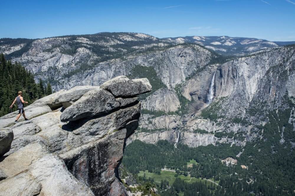 ben.sam - I am Danish and I am daring Glacier point, Yosemite, CA