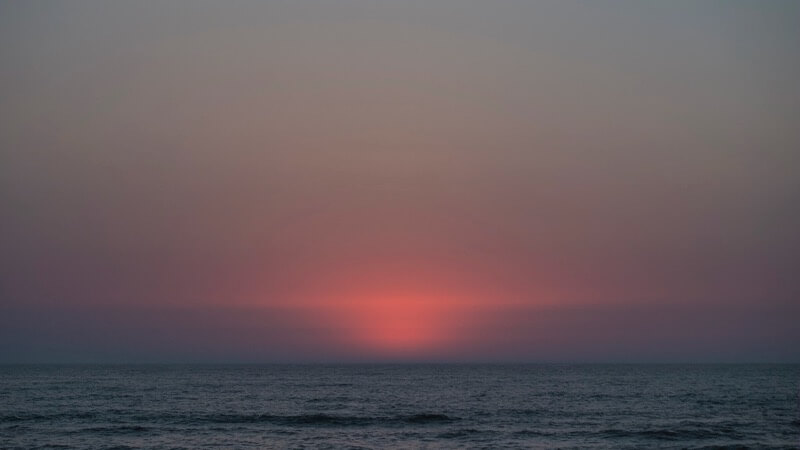 blue hour sunset