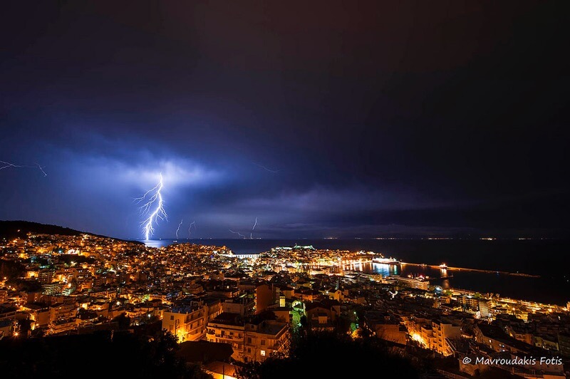 Fotis Mavroudakis - Lightning storm over the city