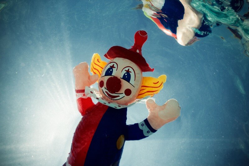 ricky montalvo doll in water