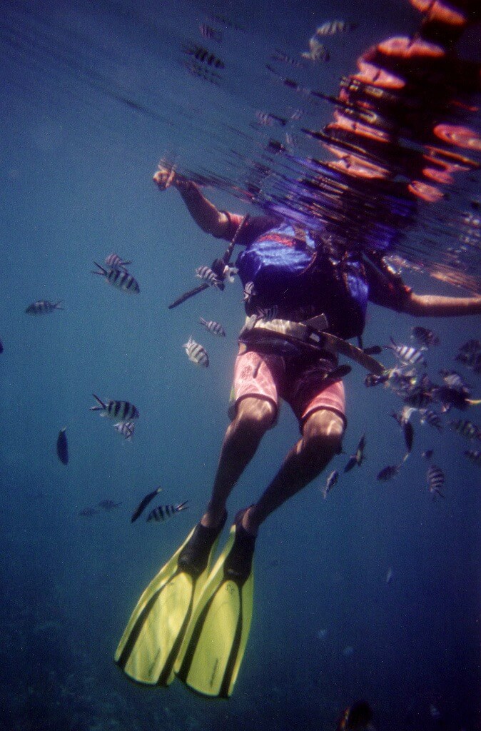 Charlie Marshall - floating diver