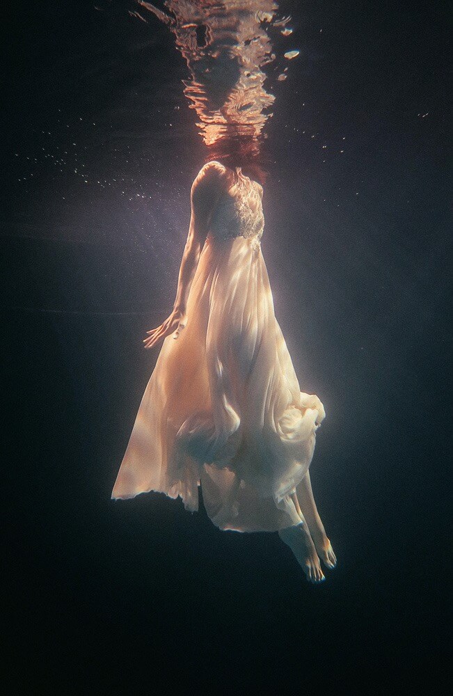 julian oh swimming in dress