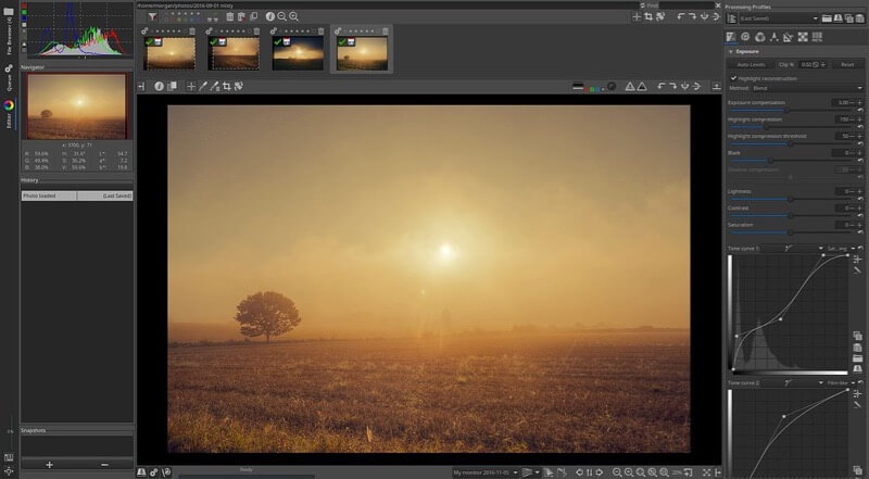 rawtherapee screenshot