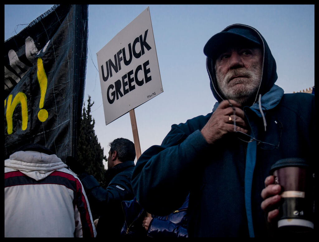 unfuck greece protest