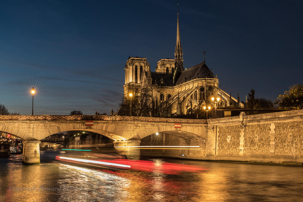 Howard Ferrier - Notre-Dame cathedral and Pont de l’Archevêché
