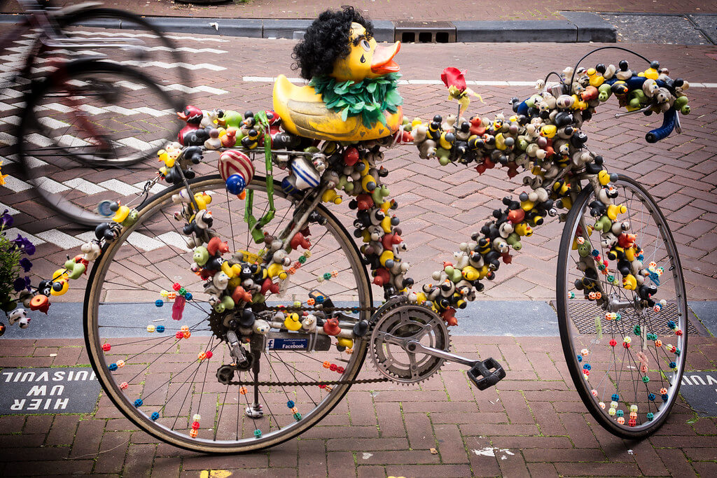 Ferry Noothout - This “duck” bike will never sink in the canals of Amsterdam