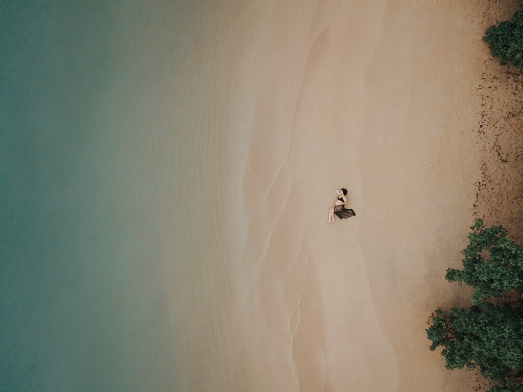 José Antonio Moreno - aerial maternity portrait