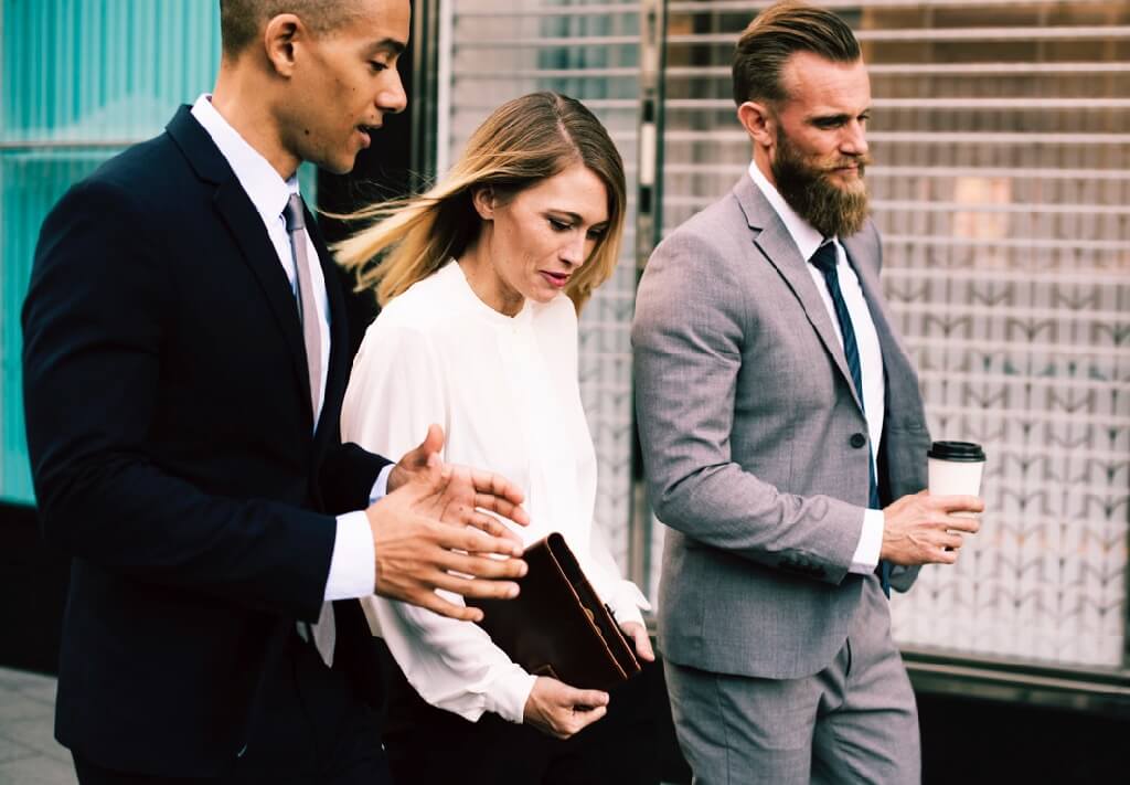 Businesspeople Talking