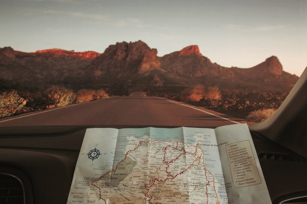 road trip map