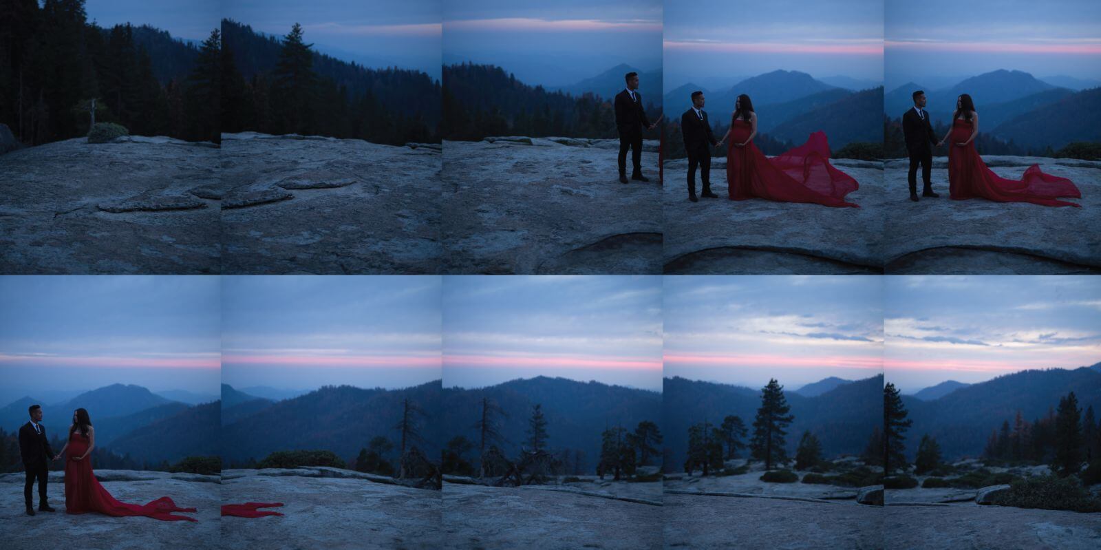 creative portrait photography example of the Brenizer Method BTS