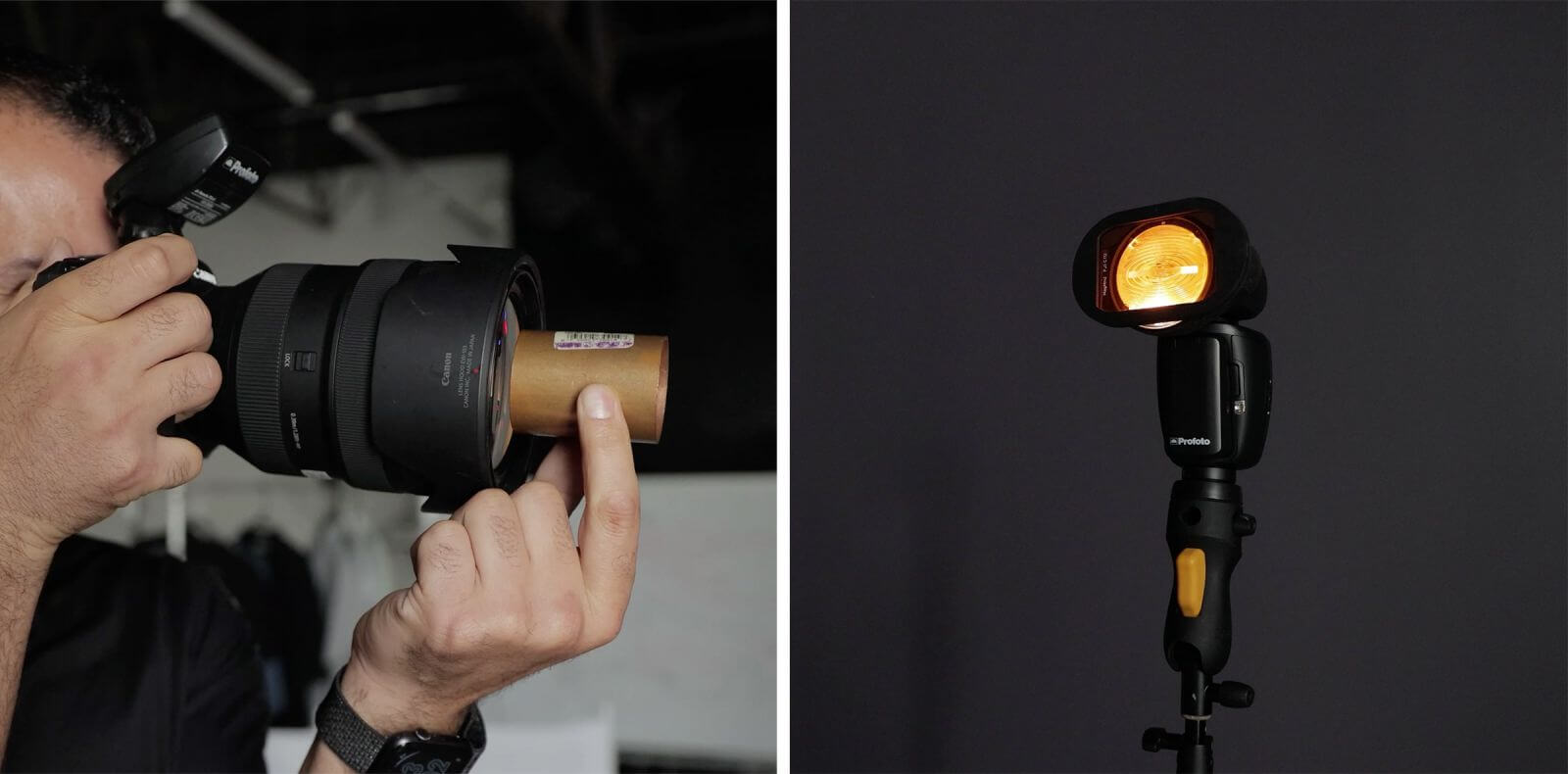 how-to examples for creative portrait photography using ring of fire