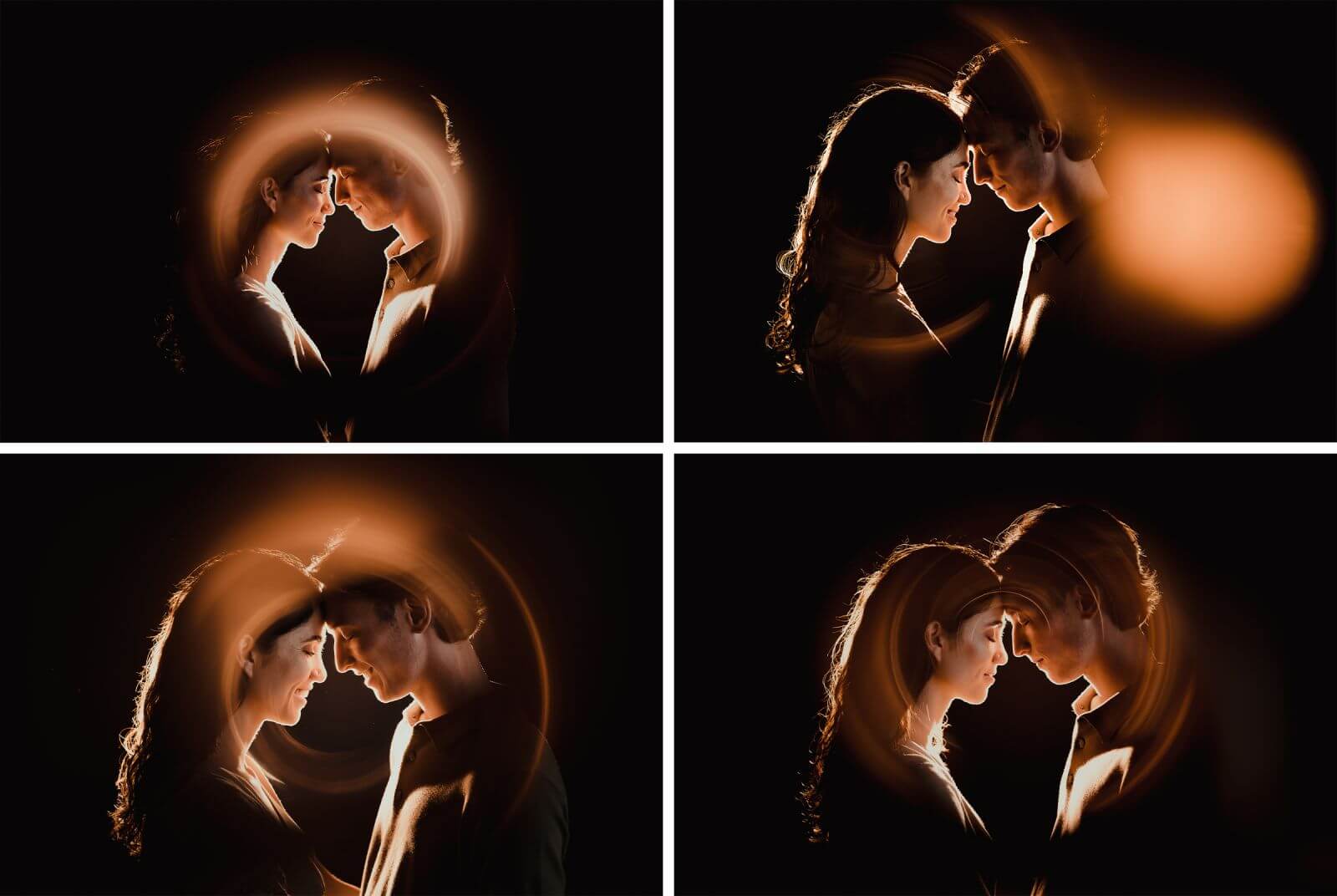Ring of light demo for creative portrait photography