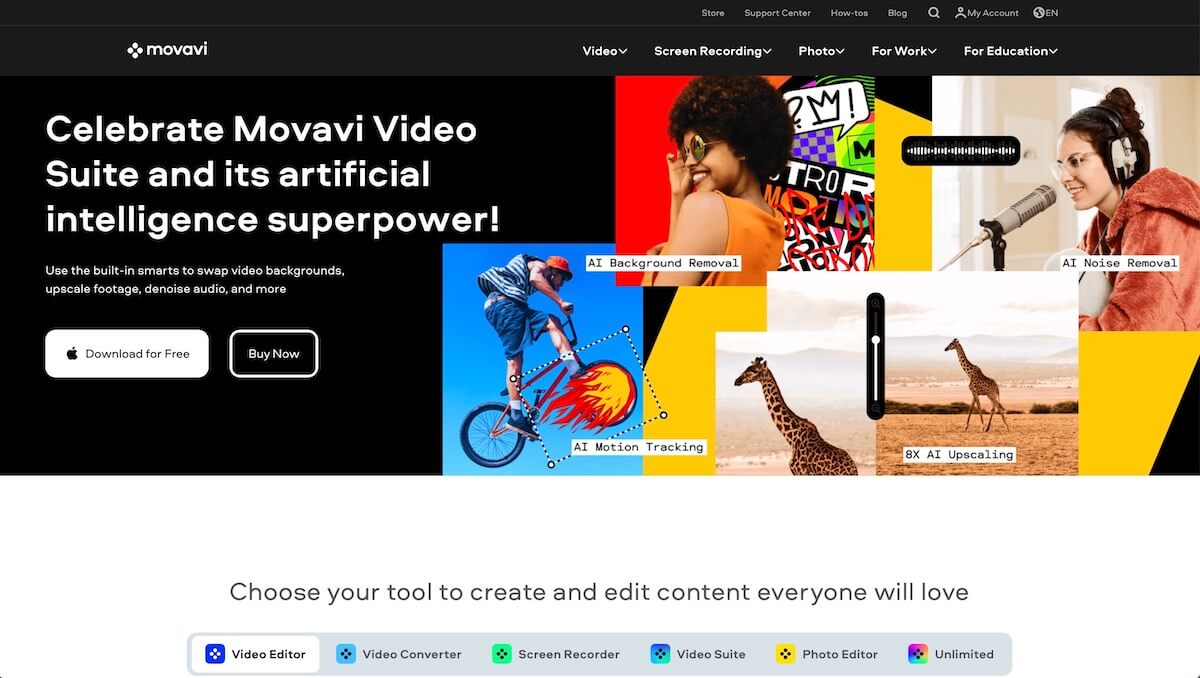 movavi homepage
